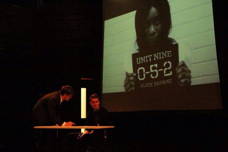 Taken during a performance of LUTG's Original Drama: 'Unit-Nine' Photo: LUTG
