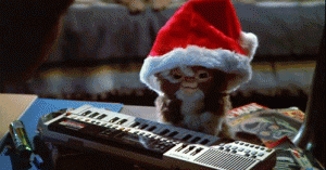 tumblr - gremlin and keyboard