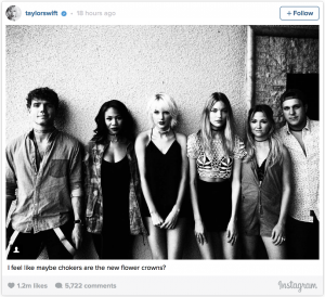 Photo courtesy of Instagram.com/taylorswift