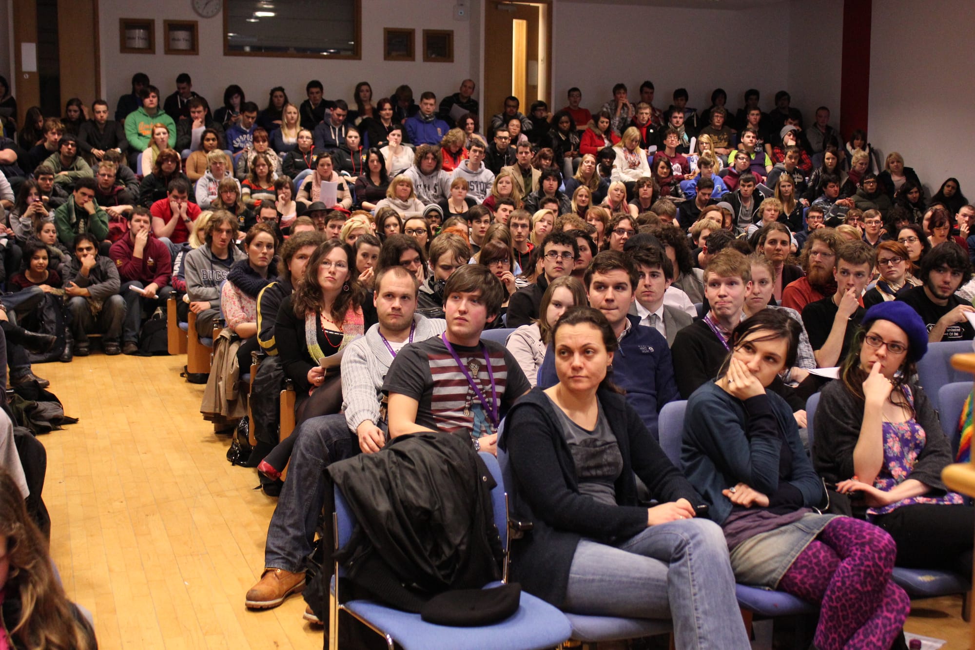 Students oppose potential job cuts