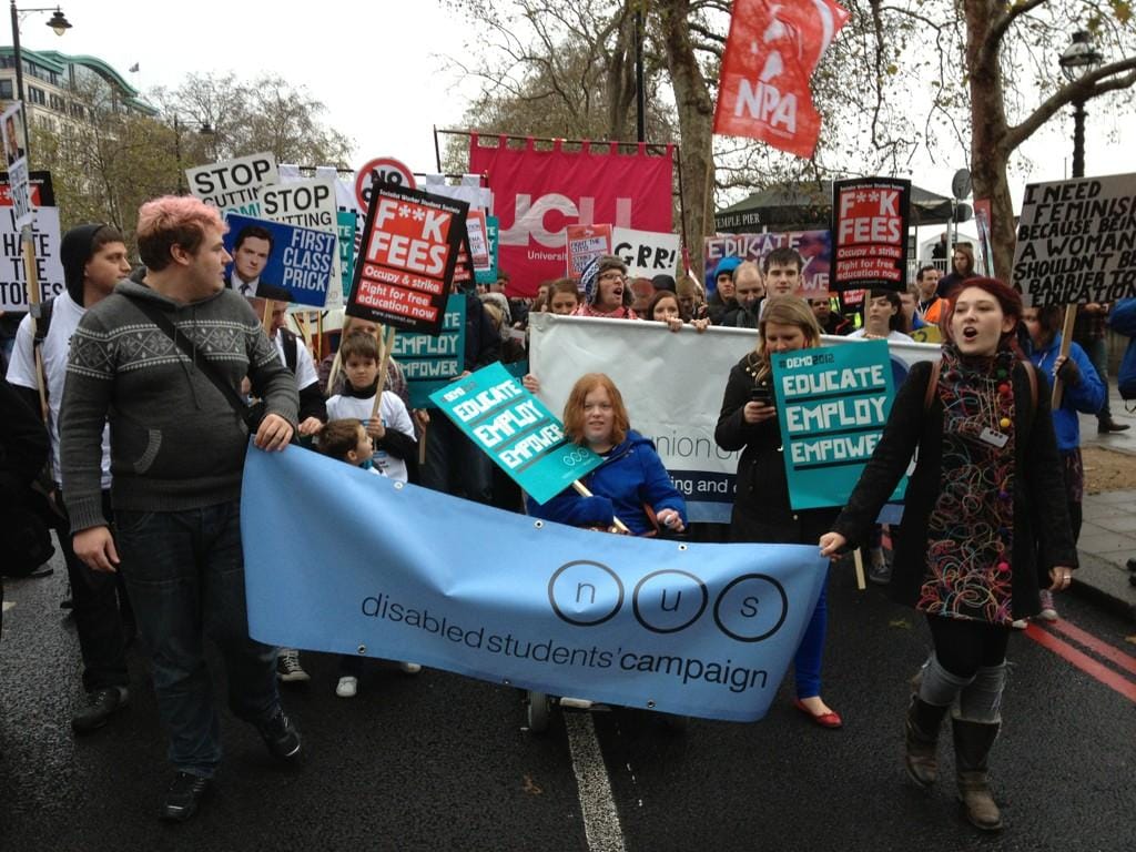 Are student demonstrations treated unfairly?