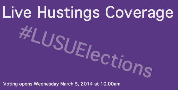 LUSU FTO Hustings 2014