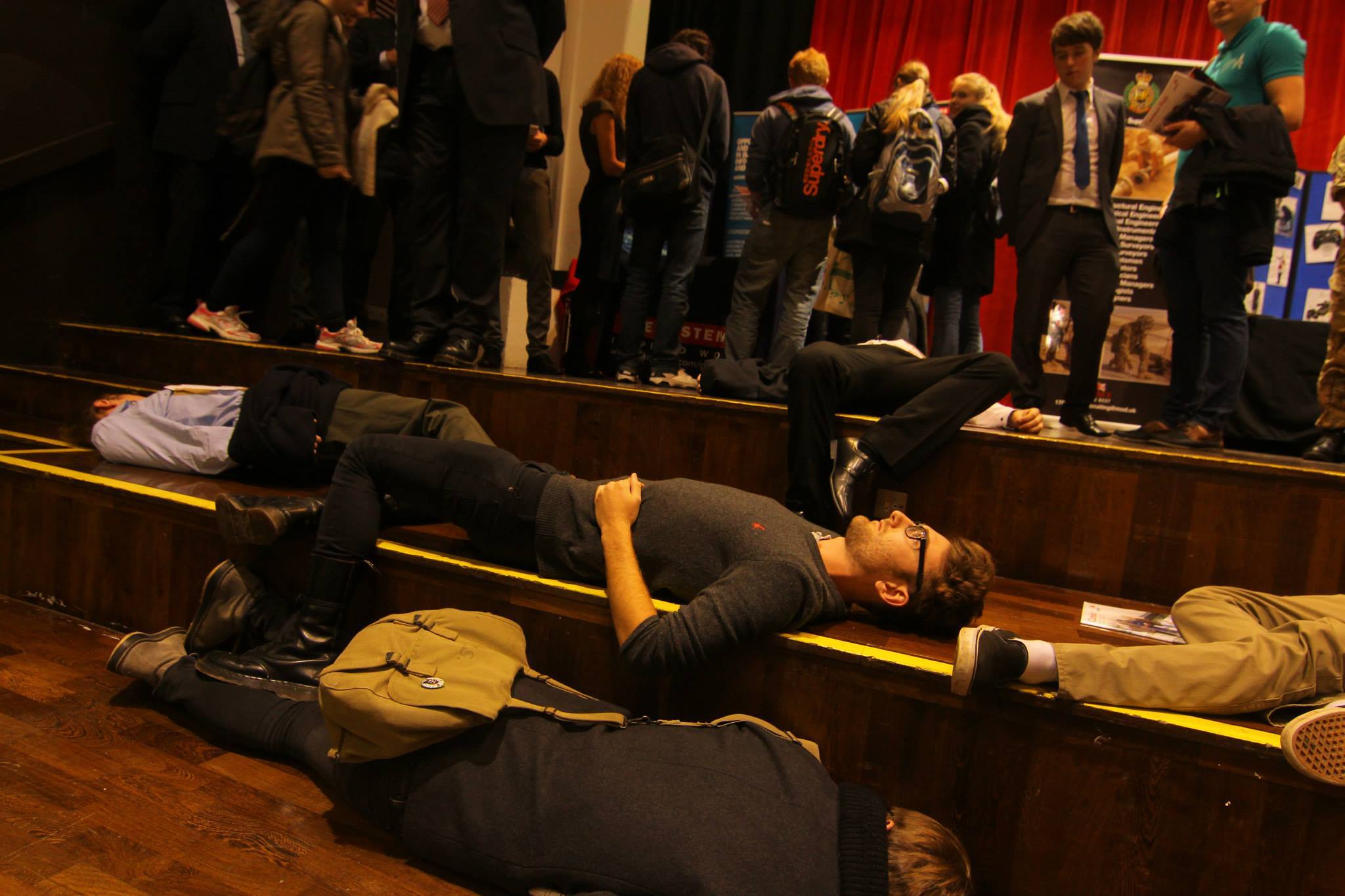 LUAC stages protest at University careers fair