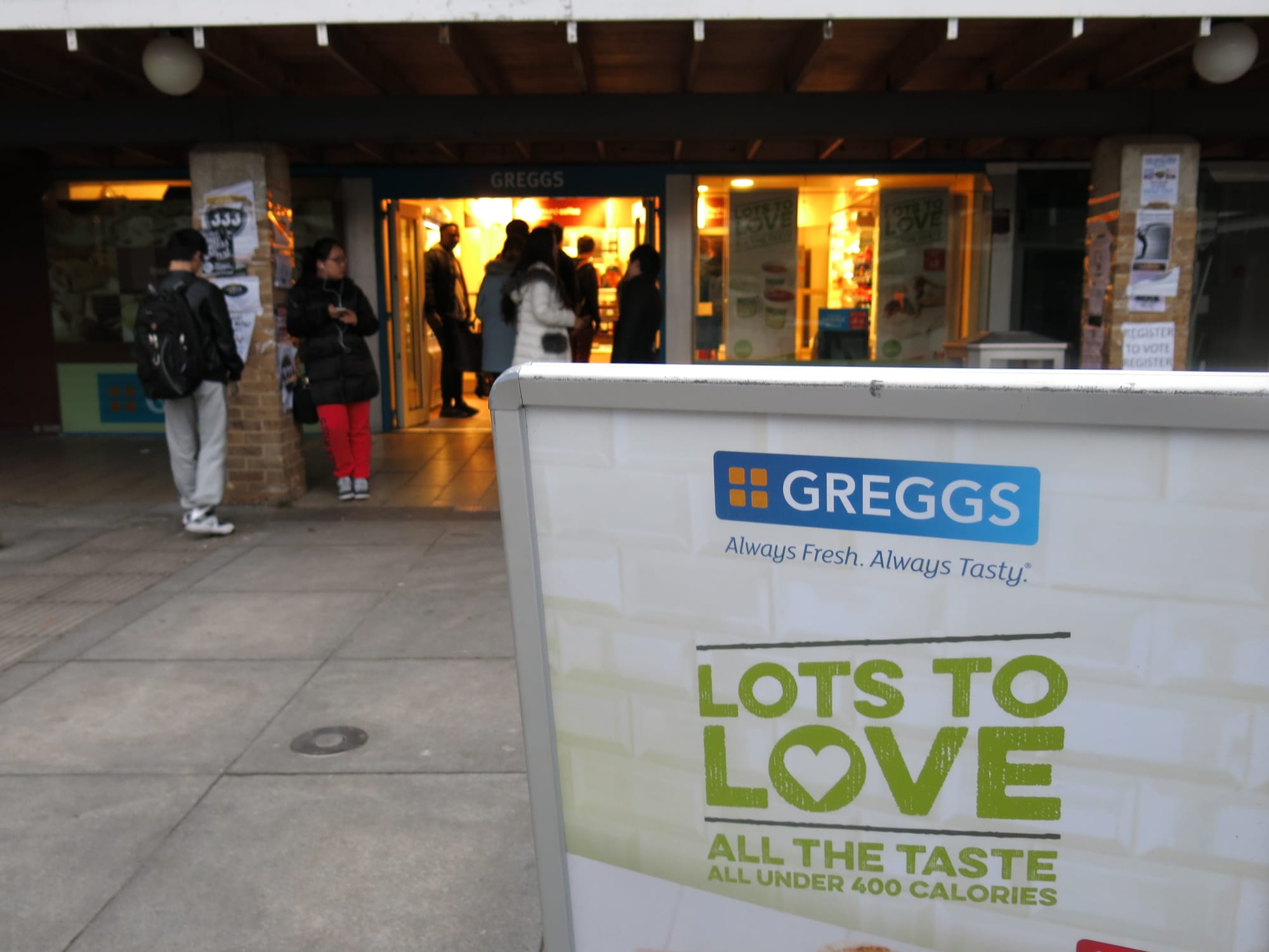 Burglary at Greggs