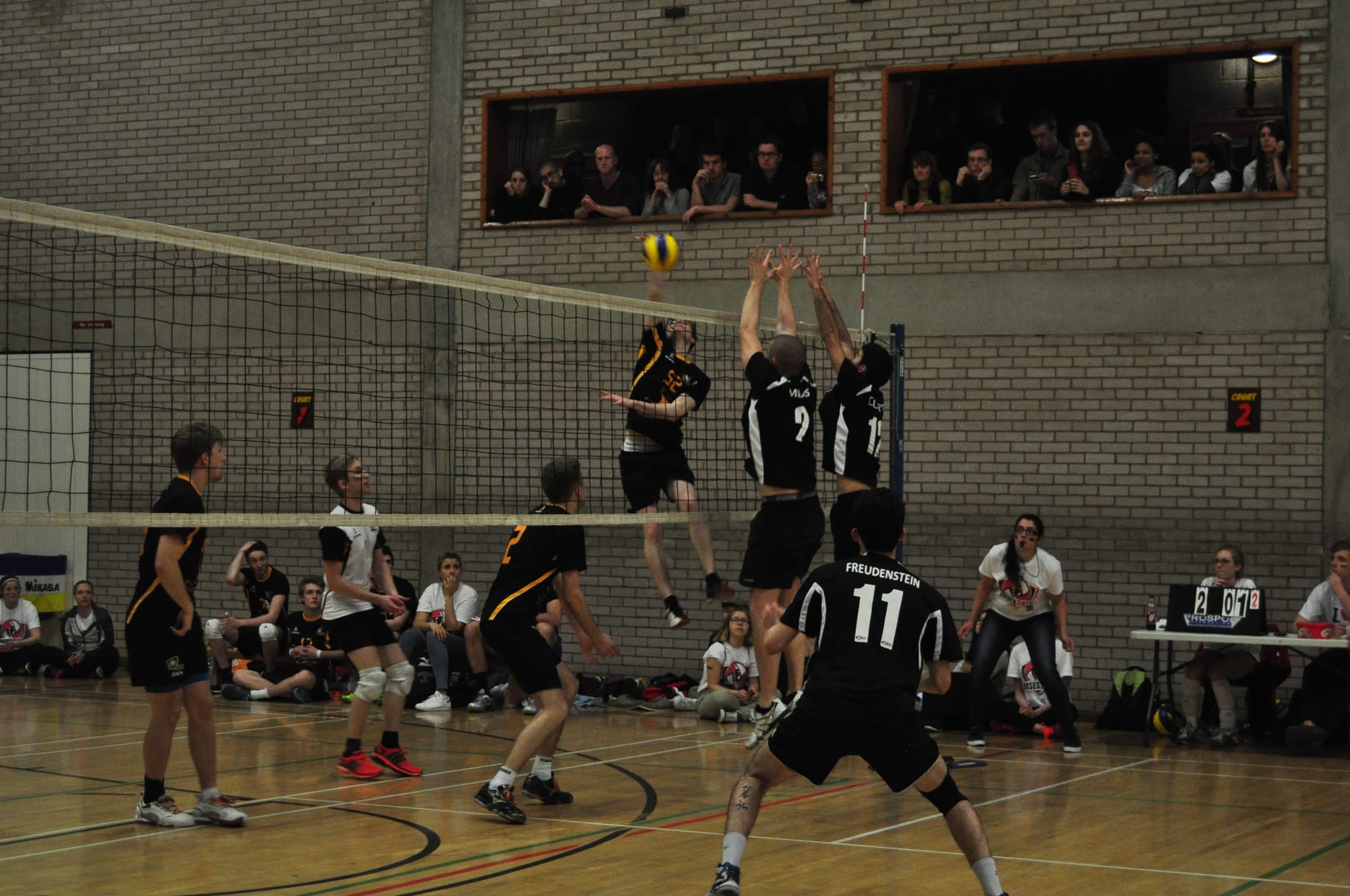 Mixed volleyballers lose out in Roses battle