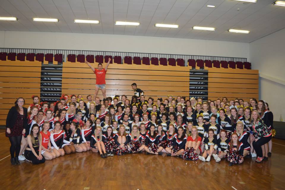 Lancaster cheerleaders compete at Roses for the first time