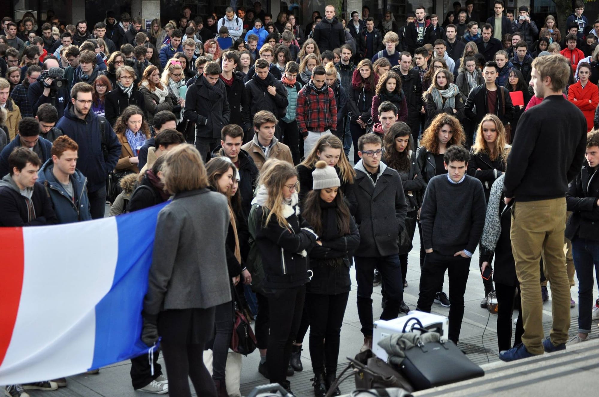 Lancaster University falls silent to remember