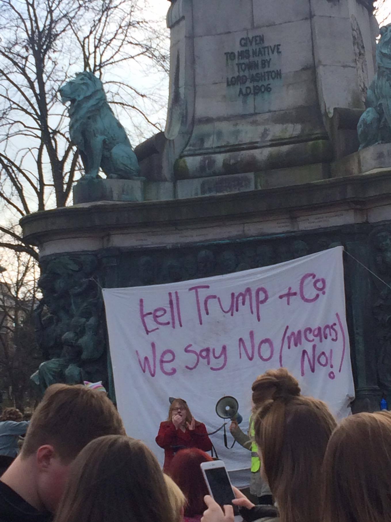 Women's March takes Dalton Square