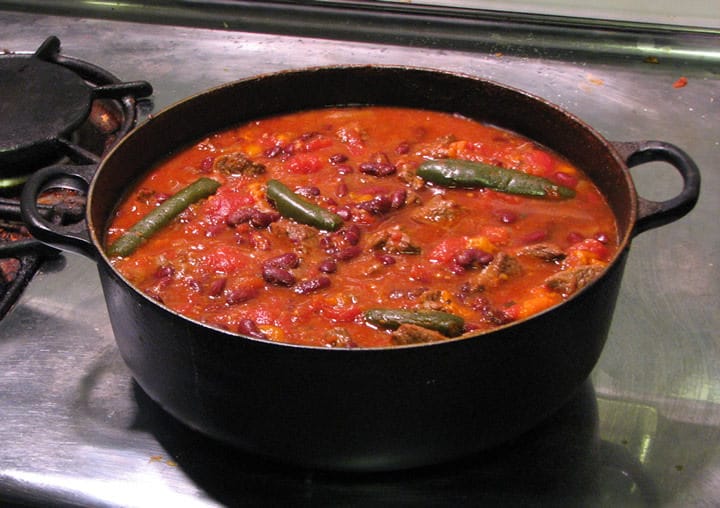 Creative Column: 'Chilli Con Carne (Serves 6)' by Sam Steele