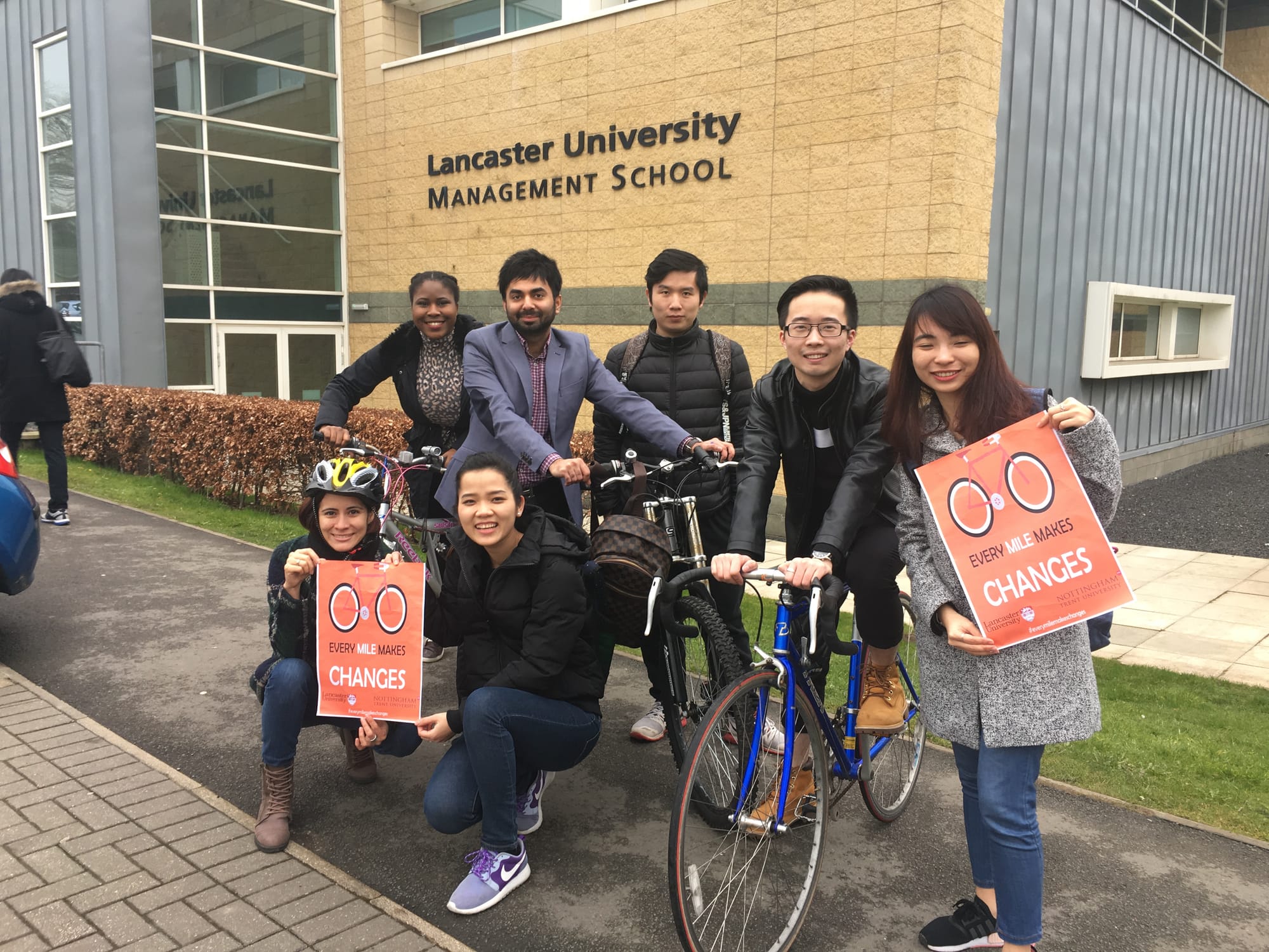 Post-Graduate Students Cycle to Support Child Education