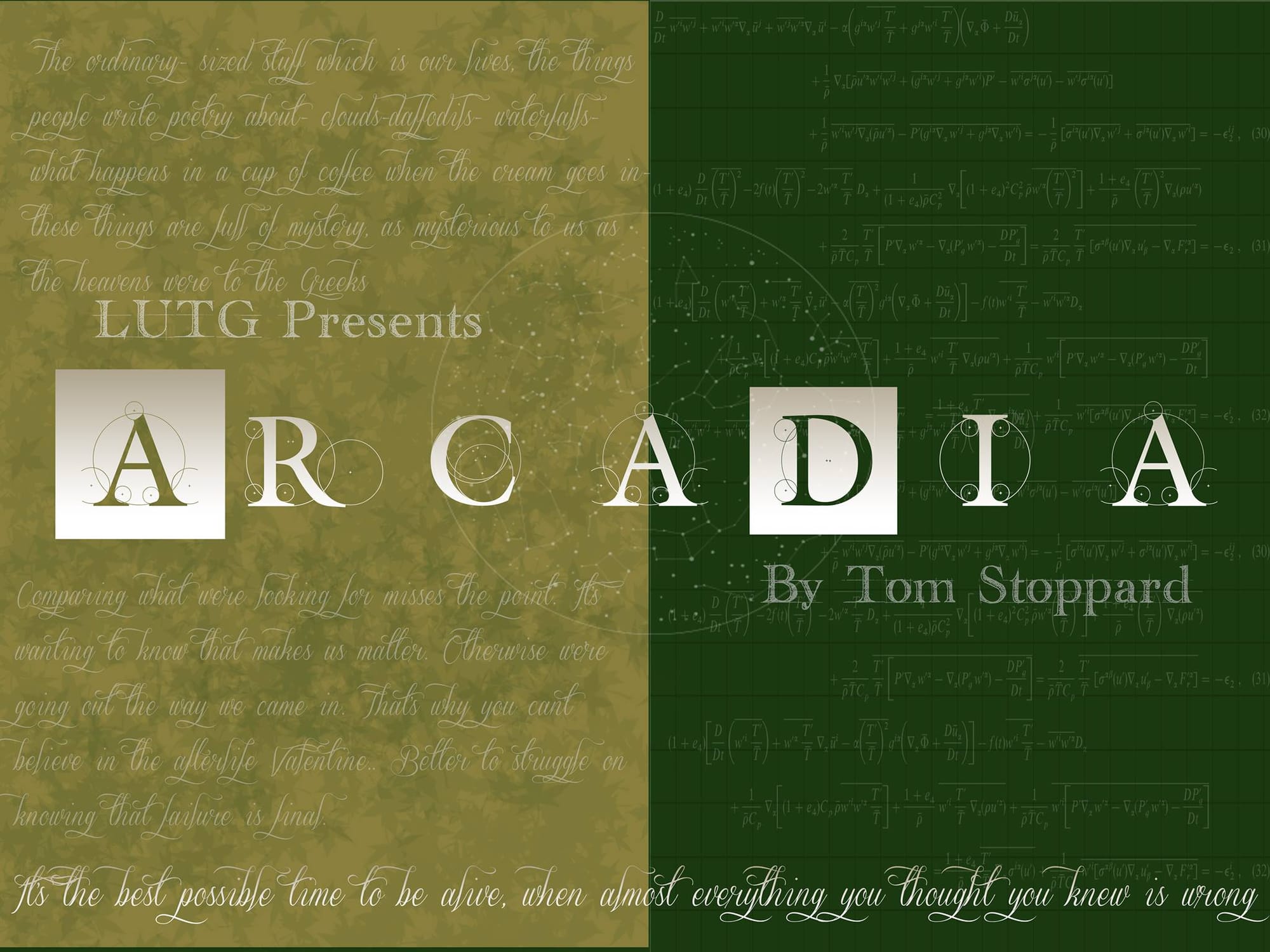 LUTG's Arcadia explores the nature of human life
