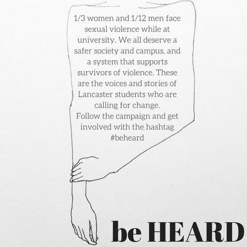 #beHeard explores Lancaster's response to sexual harrasment claims