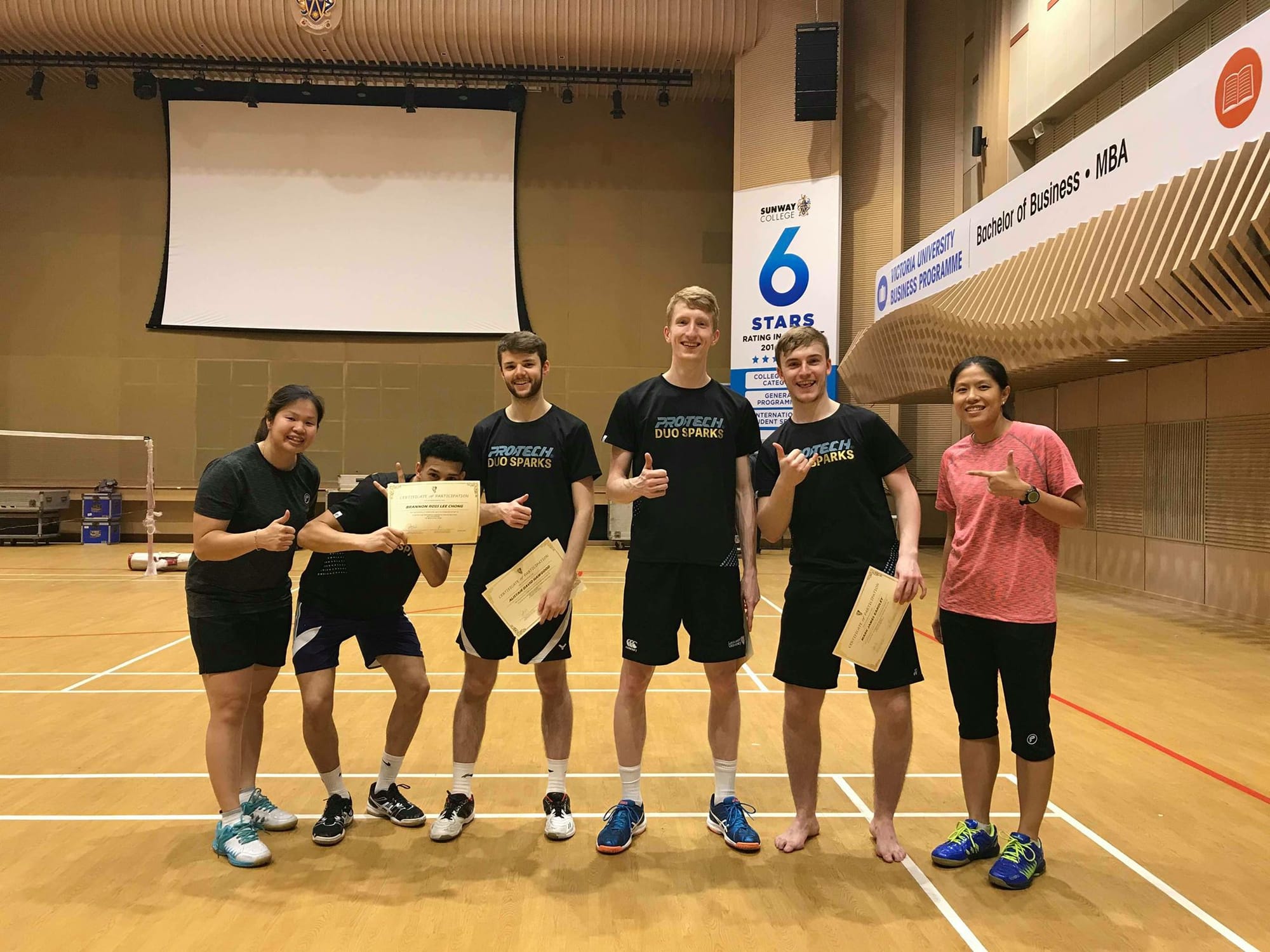 Lancaster's Badminton Team Travel to Malaysia for Pre-Roses Camp