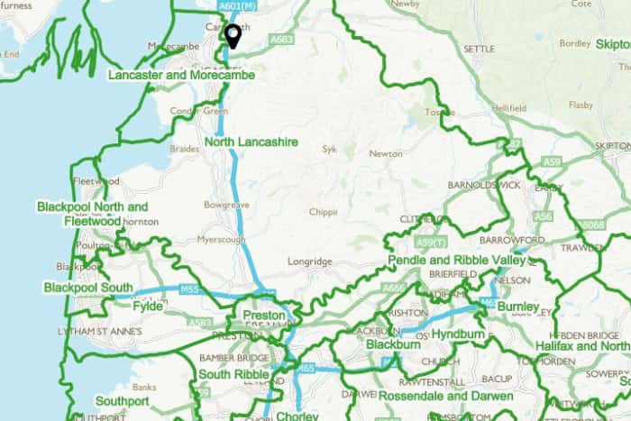 Constituency boundary review: University at risk of being separated from Lancaster