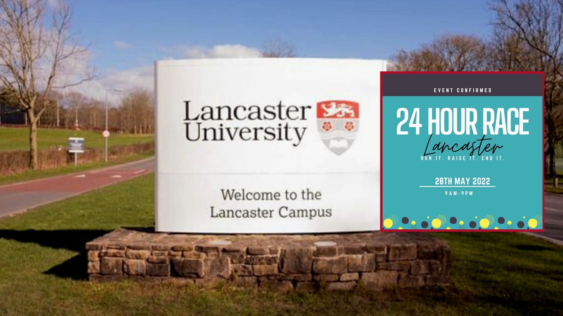 24 Hour Race Lancaster Set to Raise Awareness for Modern Slavery and Human Trafficking