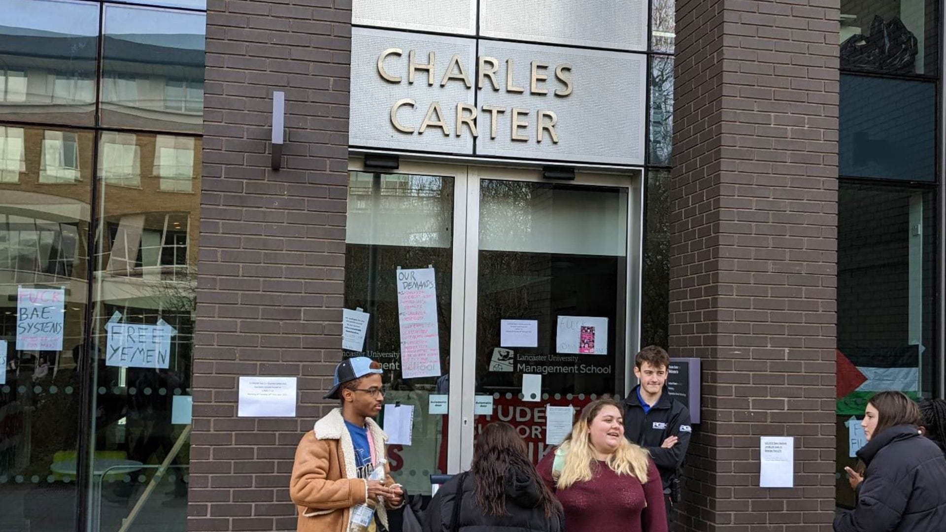 Anti-Weapons Group Take Over Lancaster University Building