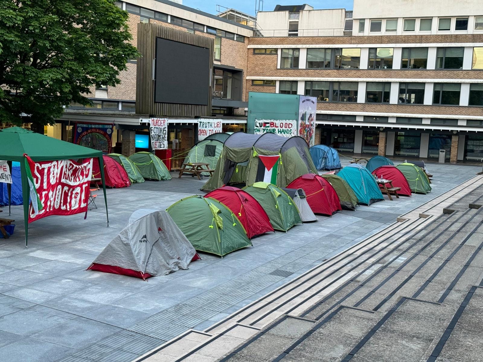 Run Down on the Pro-Palestine Encampment: Exclusive Interviews, Student Opinions, and Security Reactions