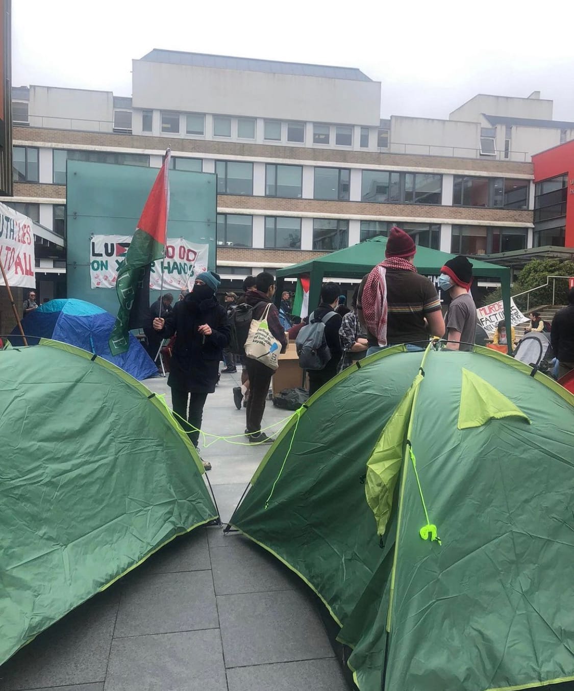 Lancaster University's Students' Union Responds to Pro-Palestine Encampment in Alexandra Square