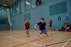 York continue with dominant form in badminton