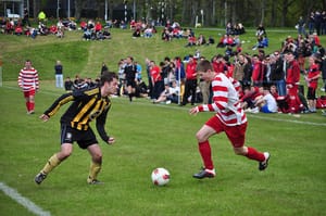 Men's footballers seal Lancaster's Roses triumph