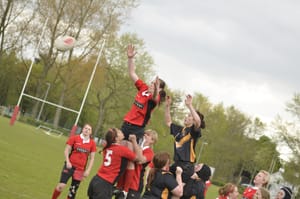 Lancaster Women's Rugby Union fly the flag