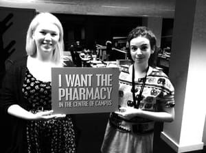 Move the pharmacy to central campus