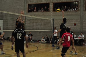 Lancaster complete victory in both men’s and women’s volleyball games