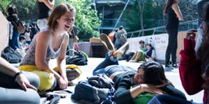 University: making and breaking friendships.