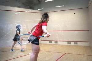Women secure only squash win