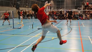 York decisively win mixed doubles badminton
