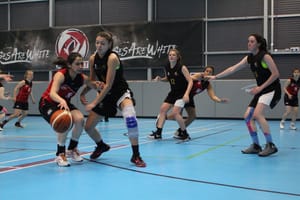 Women avenge the men in basketball