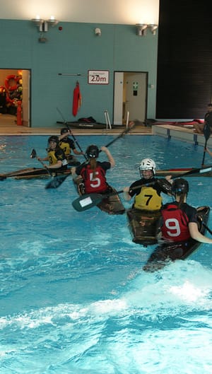 York splash to a win in the women's canoe polo