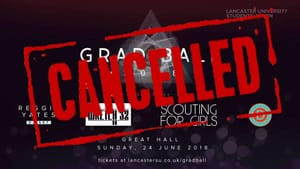 Breaking: Grad Ball cancelled