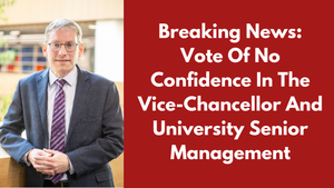 Vote of No Confidence in the VC and Senior University Management